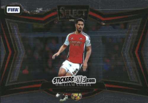 Figurina William Saliba - Select FIFA Soccer 2024-2025
 n. 222 - Panini