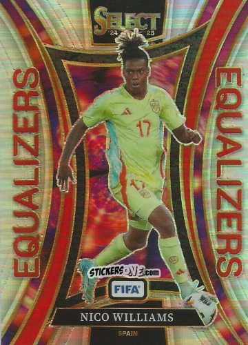 Sticker Nico Williams - Select FIFA Soccer 2024-2025
 n. E9 - Panini