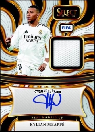 Figurina Kylian Mbappe - Select FIFA Soccer 2024-2025
 n. AM3 - Panini