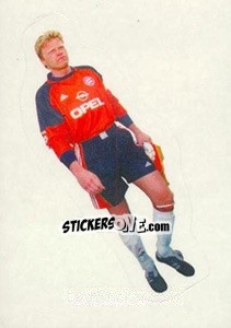 Sticker Ausstanzbild Oliver Kahn - Bayern München 2000-2001 n. 1 - Panini