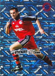 Figurina Willy Sagnol  (Glitzerbild) - Bayern München 2000-2001 - Panini