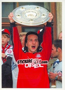 Sticker Jens Jeremies (Actionbild) - Bayern München 2000-2001 - Panini