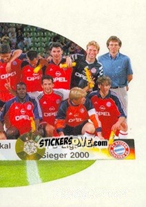 Sticker Mannschaftsbild - Bayern München 2000-2001 - Panini