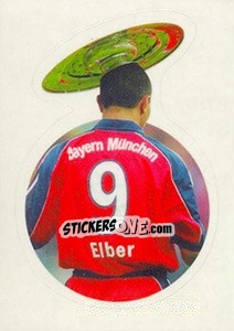 Figurina Giovane Elber  (Ausstanzbild) - Bayern München 2000-2001 - Panini