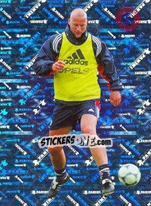 Sticker Carsten Jancker  (Glitzertbild) - Bayern München 2000-2001 n. 90 - Panini