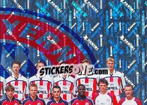 Sticker Mannschaft (Glitzer) - Bayern München 2000-2001 - Panini