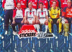 Sticker Mannschaft (Glitzer) - Bayern München 2000-2001 - Panini