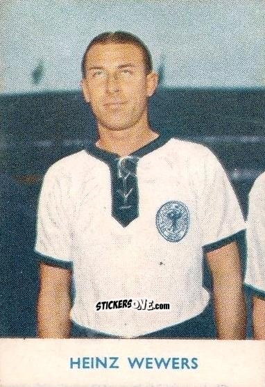 Cromo Heinz Wewers - VM spelare 1958
 n. 636 - Alifabolaget

