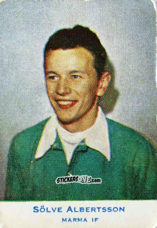 Cromo Sölve Albertsson - Fotboll 1958
 n. 585 - Alifabolaget
