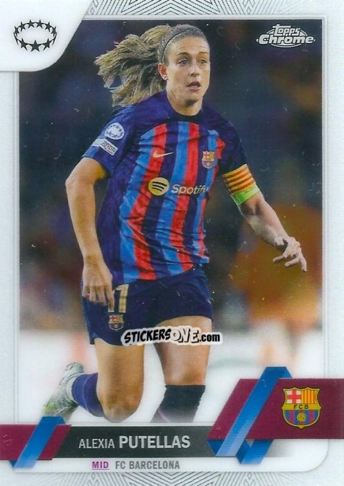 Sticker Alexia Putellas - UEFA Women’s Champions League Chrome 2022-2023
 n. 1 - Topps