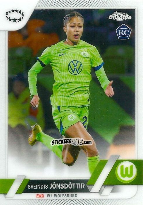 Sticker Sveindís Jónsdóttir - UEFA Women’s Champions League Chrome 2022-2023
 n. 23 - Topps