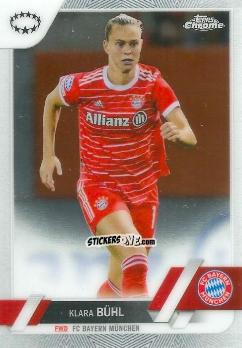 Cromo Klara Bühl - UEFA Women’s Champions League Chrome 2022-2023
 n. 27 - Topps