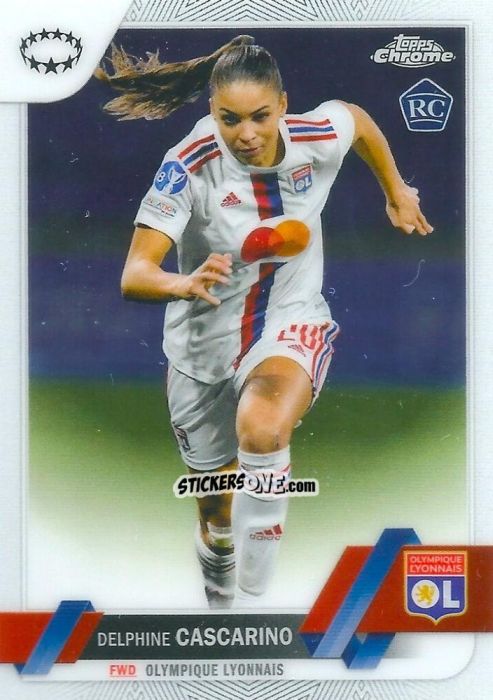 Sticker Delphine Cascarino - UEFA Women’s Champions League Chrome 2022-2023
 n. 36 - Topps