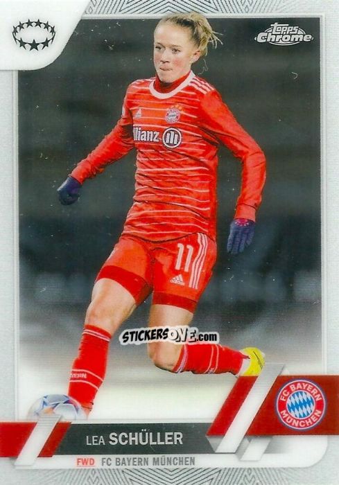 Cromo Lea Schüller - UEFA Women’s Champions League Chrome 2022-2023
 n. 44 - Topps