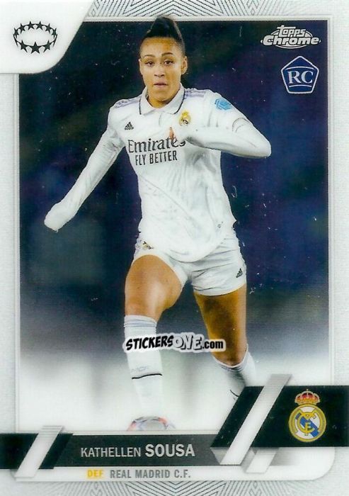 Cromo Kathellen Sousa - UEFA Women’s Champions League Chrome 2022-2023
 n. 53 - Topps