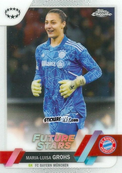 Cromo Maria-Luisa Grohs - UEFA Women’s Champions League Chrome 2022-2023
 n. 61 - Topps