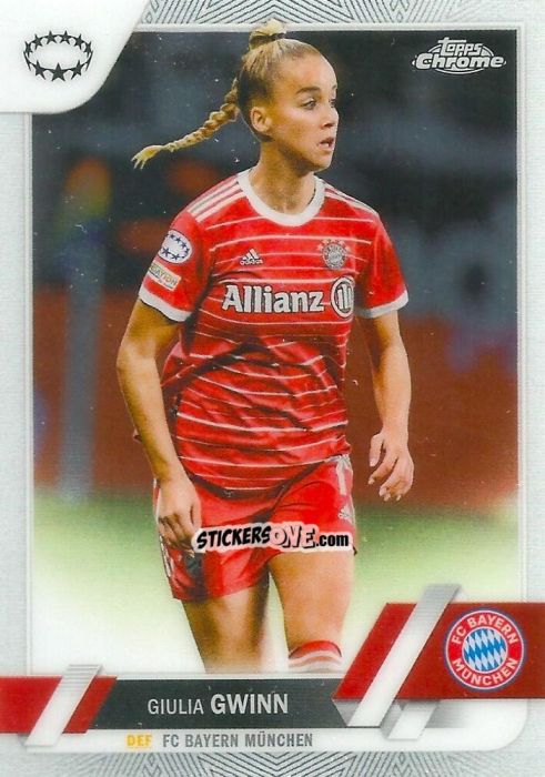Cromo Giulia Gwinn - UEFA Women’s Champions League Chrome 2022-2023
 n. 71 - Topps