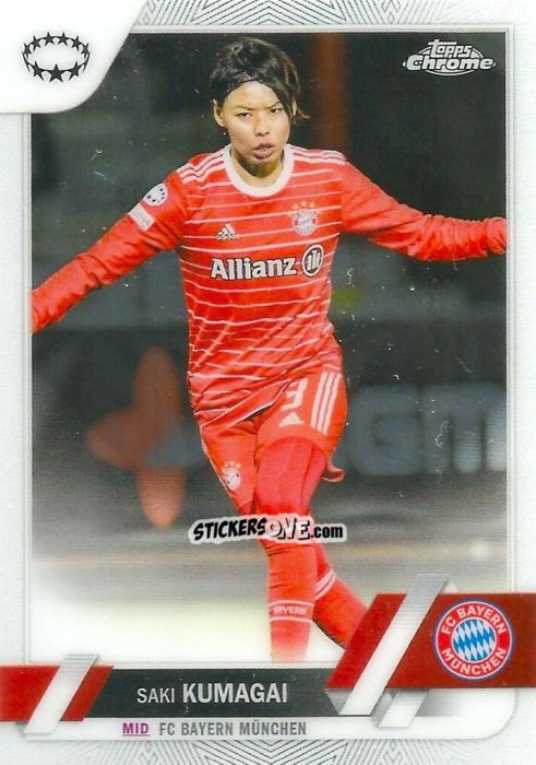 Cromo Saki Kumagai - UEFA Women’s Champions League Chrome 2022-2023
 n. 78 - Topps