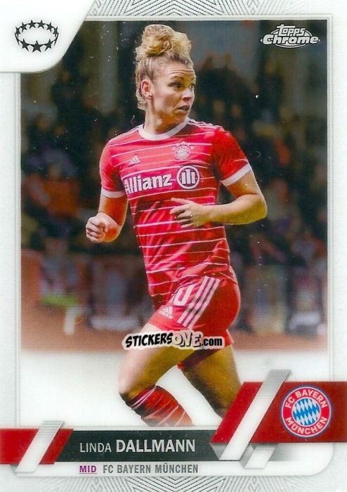 Cromo Linda Dallmann - UEFA Women’s Champions League Chrome 2022-2023
 n. 82 - Topps