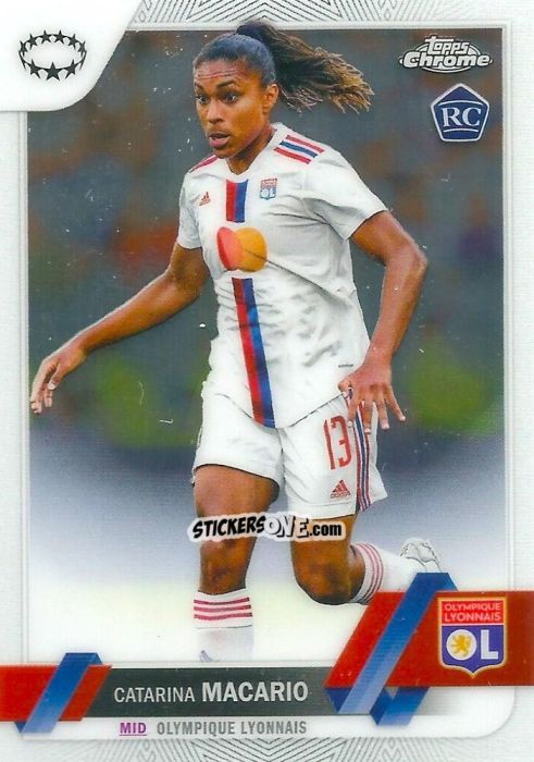 Sticker Catarina Macario - UEFA Women’s Champions League Chrome 2022-2023
 n. 85 - Topps