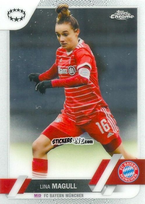 Cromo Lina Magull - UEFA Women’s Champions League Chrome 2022-2023
 n. 90 - Topps
