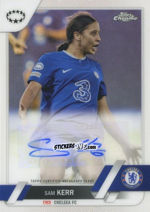Sticker Sam Kerr - UEFA Women’s Champions League Chrome 2022-2023
 n. A-SK - Topps