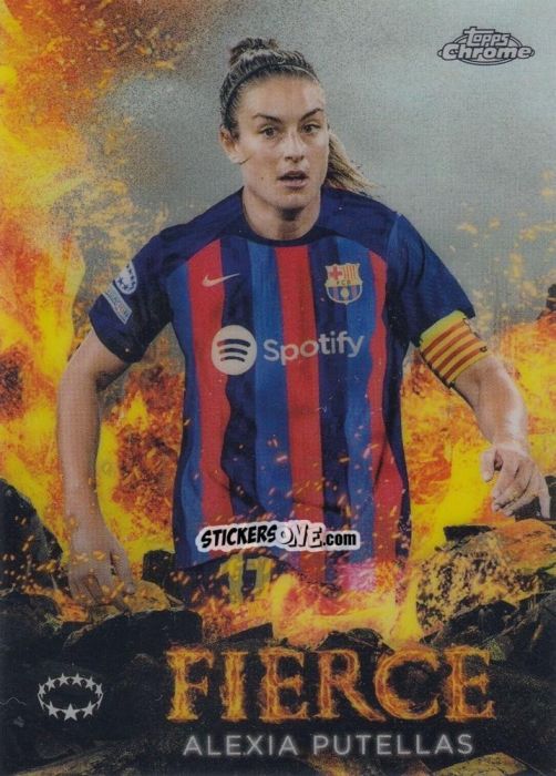 Sticker Alexia Putellas - UEFA Women’s Champions League Chrome 2022-2023
 n. F-1 - Topps