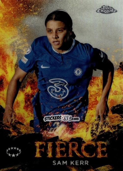 Sticker Sam Kerr - UEFA Women’s Champions League Chrome 2022-2023
 n. F-2 - Topps