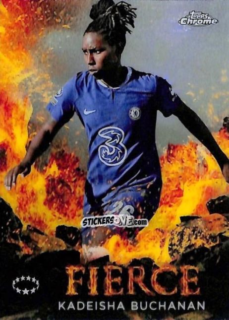 Sticker Kadeisha Buchanan - UEFA Women’s Champions League Chrome 2022-2023
 n. F-6 - Topps