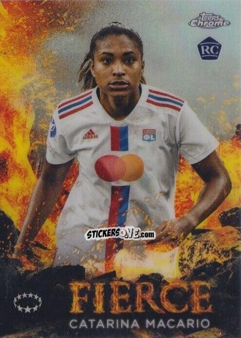 Sticker Catarina Macario - UEFA Women’s Champions League Chrome 2022-2023
 n. F-10 - Topps