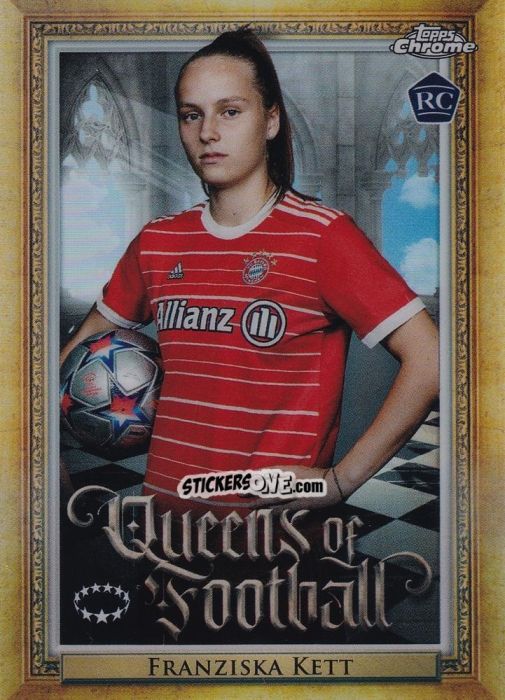 Cromo Franziska Kett - UEFA Women’s Champions League Chrome 2022-2023
 n. Q-6 - Topps