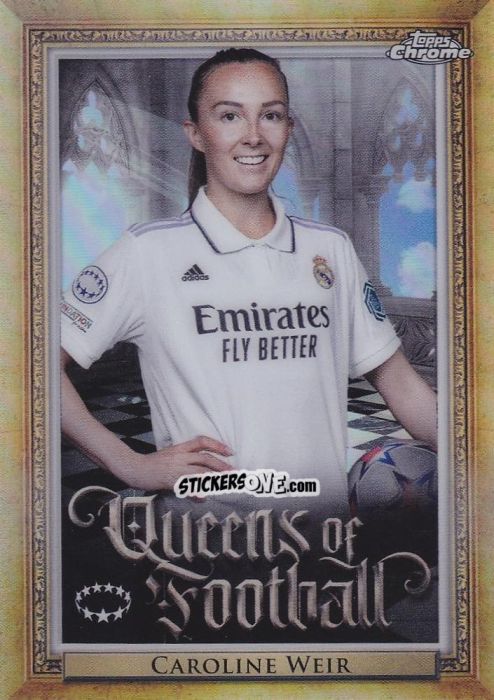 Sticker Caroline Weir - UEFA Women’s Champions League Chrome 2022-2023
 n. Q-17 - Topps
