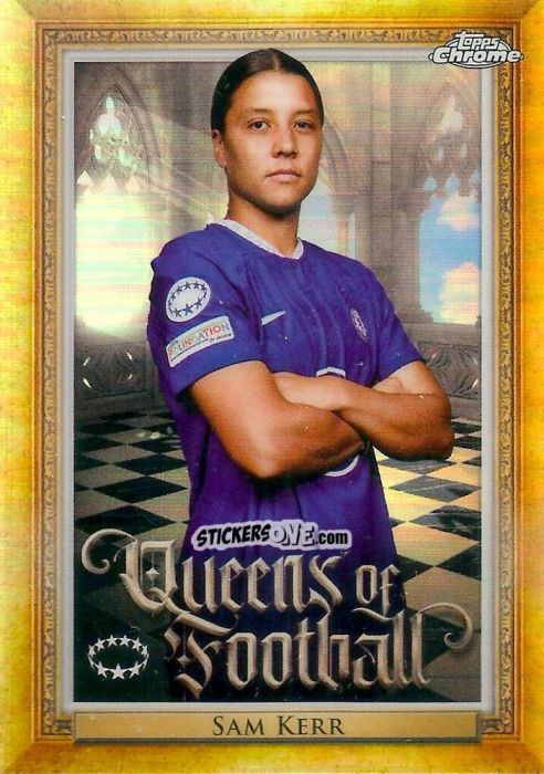 Sticker Sam Kerr - UEFA Women’s Champions League Chrome 2022-2023
 n. Q-20 - Topps