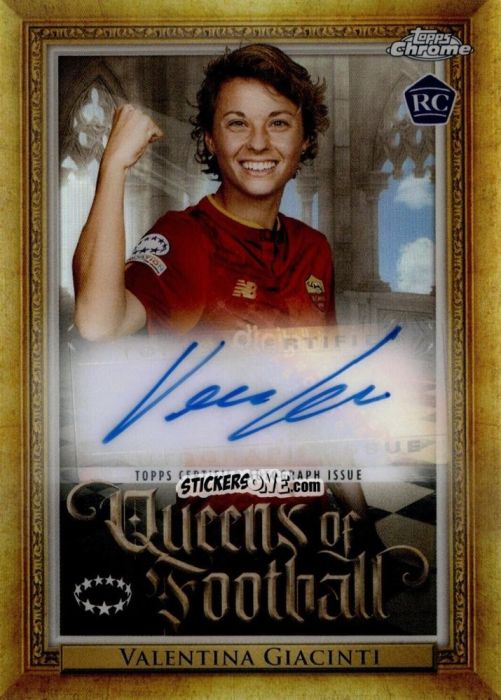 Sticker Valentina Giacinti - UEFA Women’s Champions League Chrome 2022-2023
 n. QA-4 - Topps