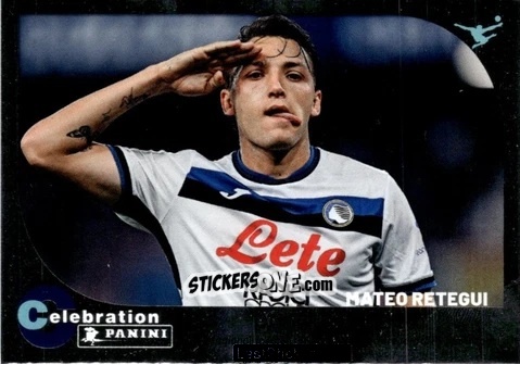 Figurina Mateo Retegui (Atalanta) - Calciatori 2024-2025 Celebration
 n. C30 - Panini