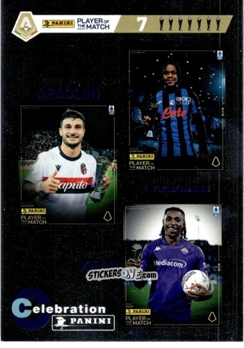 Figurina Riccardo Orsolini / Ademola Lookman / Moise Kean