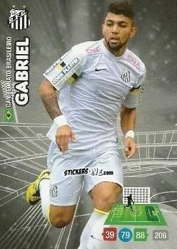 Sticker Gabriel - Campeonato Brasileiro 2014. Adrenalyn XL
 n. 41 - Panini
