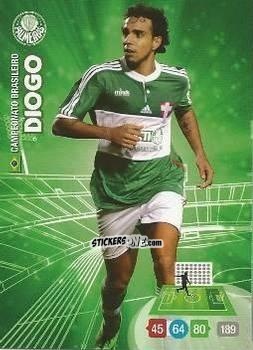 Sticker Diogo - Campeonato Brasileiro 2014. Adrenalyn XL
 n. 57 - Panini