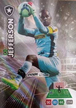 Sticker Jefferson  - Campeonato Brasileiro 2014. Adrenalyn XL
 n. 74 - Panini