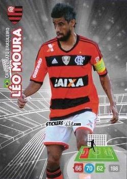 Sticker Leo Moura - Campeonato Brasileiro 2014. Adrenalyn XL
 n. 108 - Panini