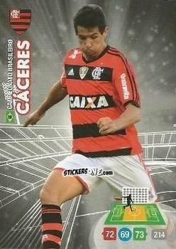 Sticker Caceres - Campeonato Brasileiro 2014. Adrenalyn XL
 n. 111 - Panini