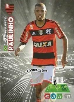 Sticker Paulinho - Campeonato Brasileiro 2014. Adrenalyn XL
 n. 117 - Panini
