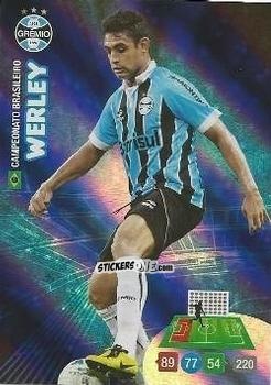 Sticker Werley  - Campeonato Brasileiro 2014. Adrenalyn XL
 n. 208 - Panini
