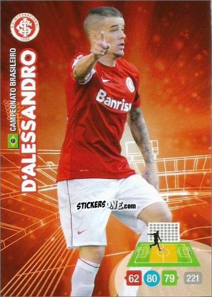Sticker D'Alessandro - Campeonato Brasileiro 2014. Adrenalyn XL
 n. 227 - Panini