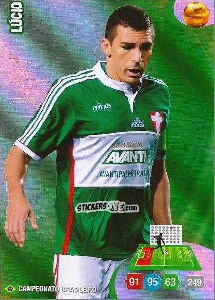 Sticker Lucio - Campeonato Brasileiro 2014. Adrenalyn XL
 n. 390 - Panini