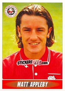 Sticker Matt Appleby - 1st Division 1996-1997 n. 3 - Panini