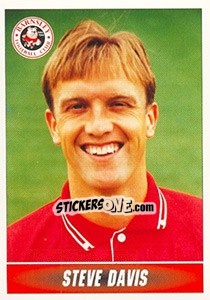 Sticker Steve Davis - 1st Division 1996-1997 n. 4 - Panini