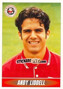 Sticker Andy Liddell - 1st Division 1996-1997 n. 8 - Panini
