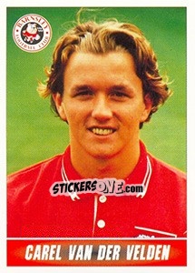 Sticker Carel van der Velden - 1st Division 1996-1997 - Panini