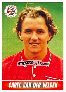 Figurina Carel van der Velden - 1st Division 1996-1997 - Panini